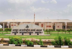 Jaipur airport positioned 17