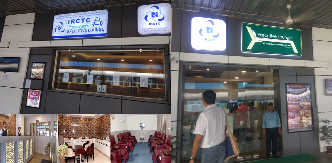 A premium executive waiting lounge developed at Jaipur Railway Station