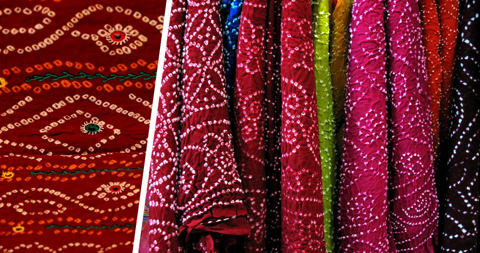 best shops for bandhani sarees in Jaipur