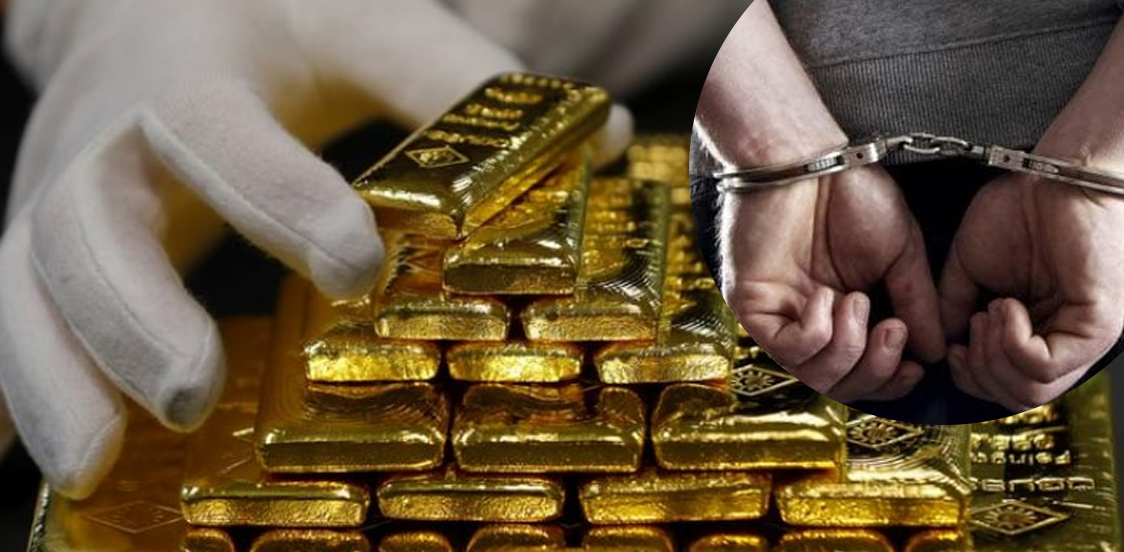 Gold smuggling through Jaipur airport