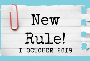 new rules changes from 1 october