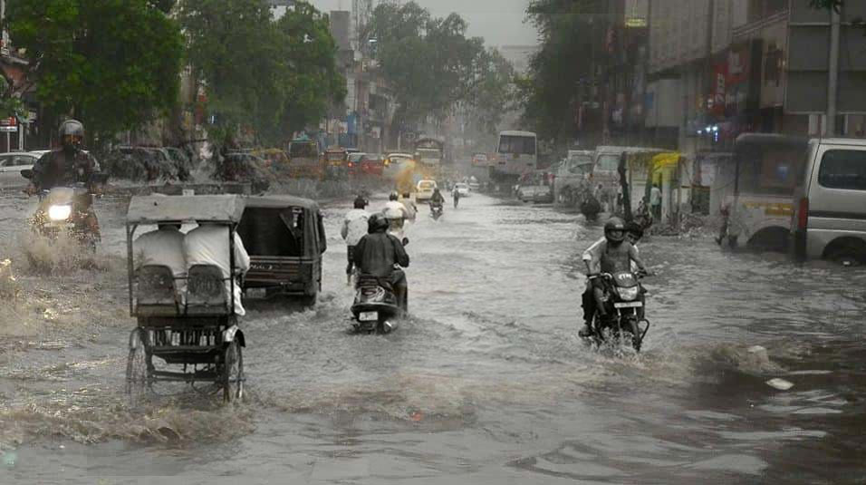 Heavy rains jaipur