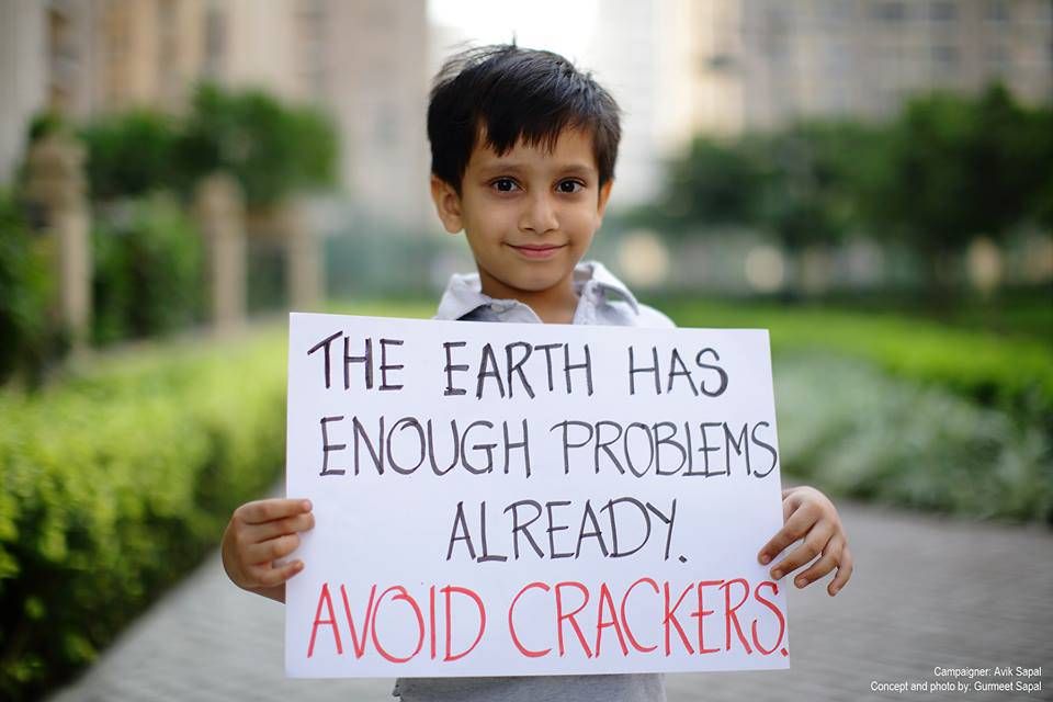 Crackers free Diwali