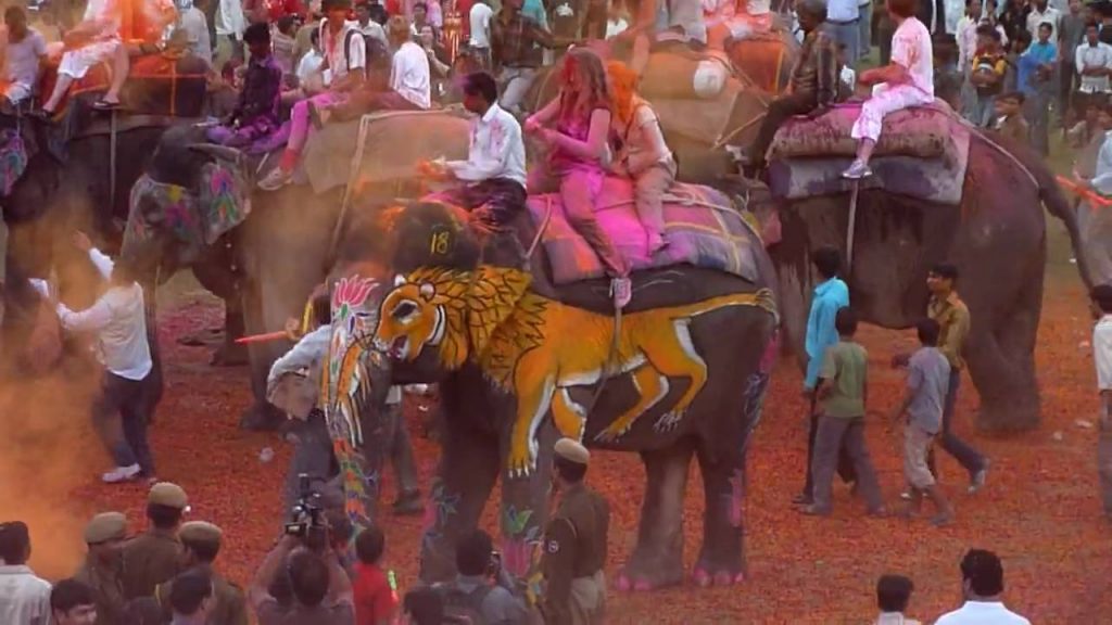 Elephant Festival holi