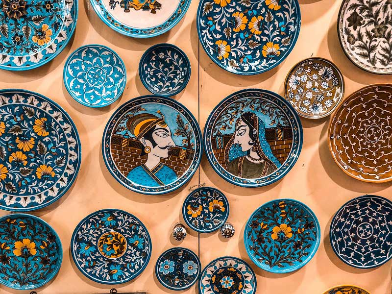 Jaipur Blue Pottery designs