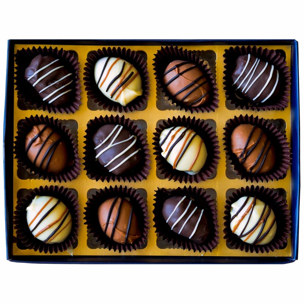 Handmade Almond Date Chocolates Gift