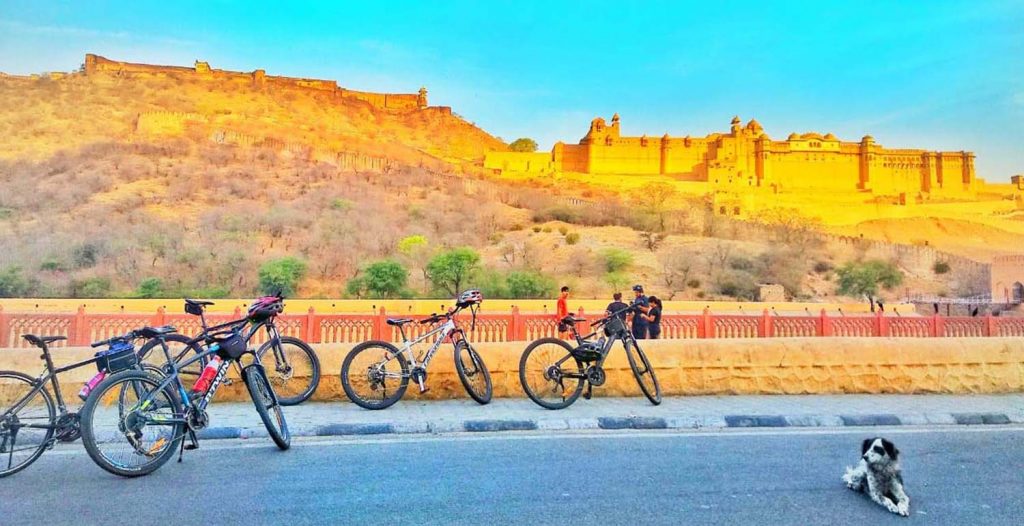 cycle tour to Amer fort