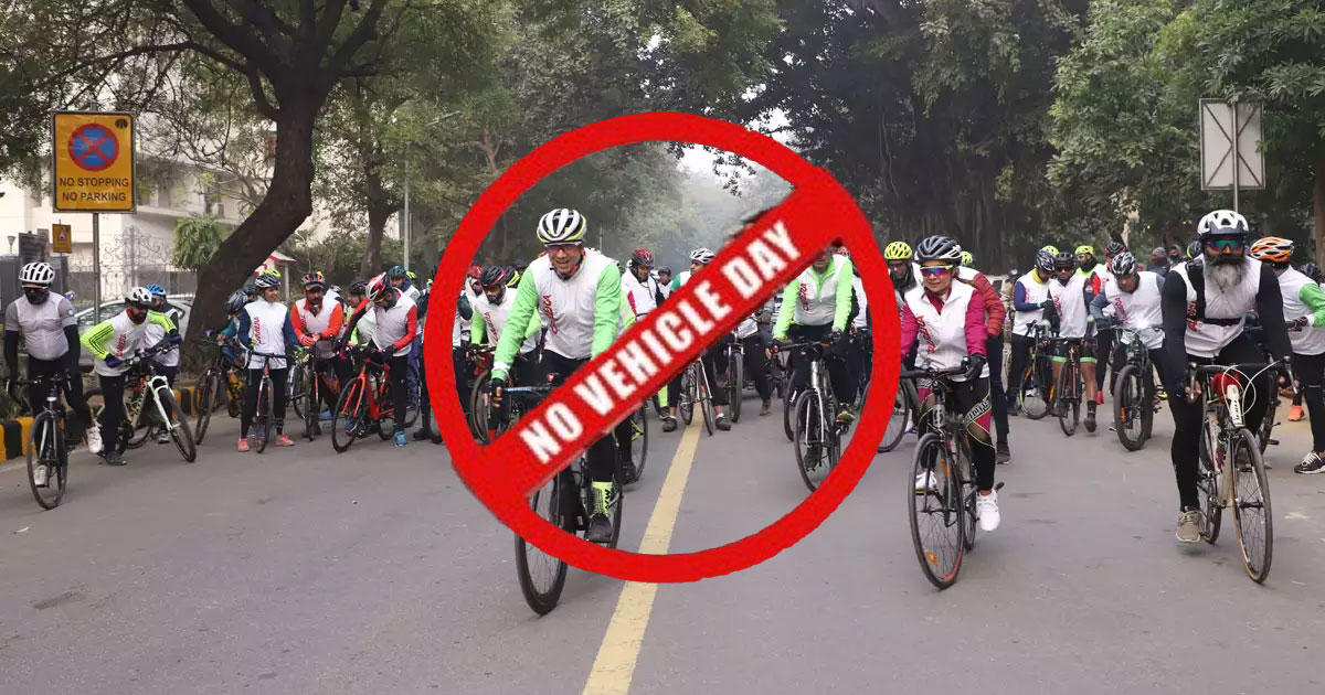 No Vehicle Day in Jaipur