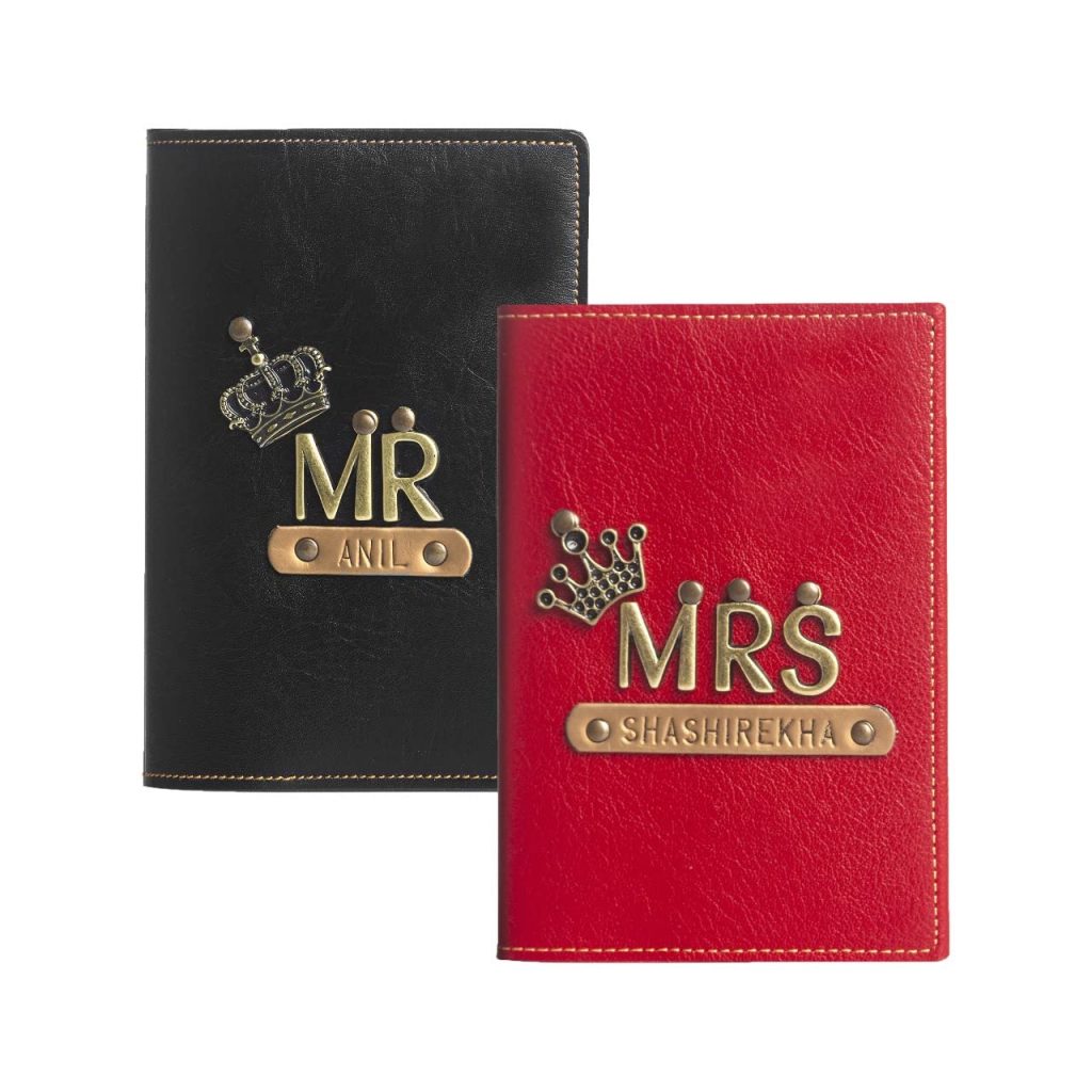 personalized Passport cover set