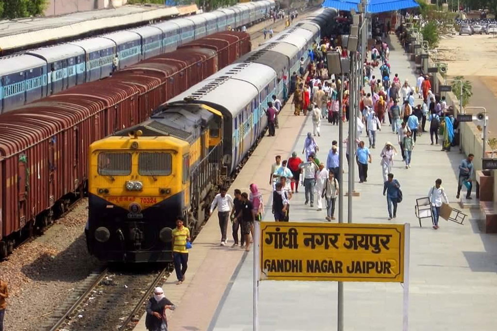 Gandhi Nagar Railway Station jaipur