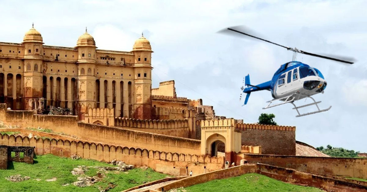 helicopter ride in Jaipur
