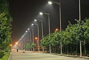 smart LED lights on streets of Jaipur