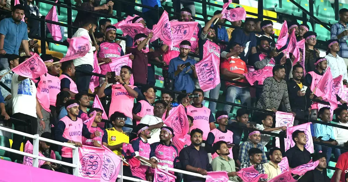 IPL match at SMS Stadium Jaipur