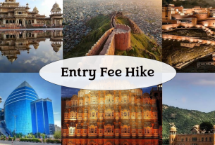 Tourists at Amber Fort Jaipur after ticket price revision